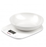 Bilancia cucina elettronica Girmi PS01 pesa alimenti ciotola 5 kg bianca